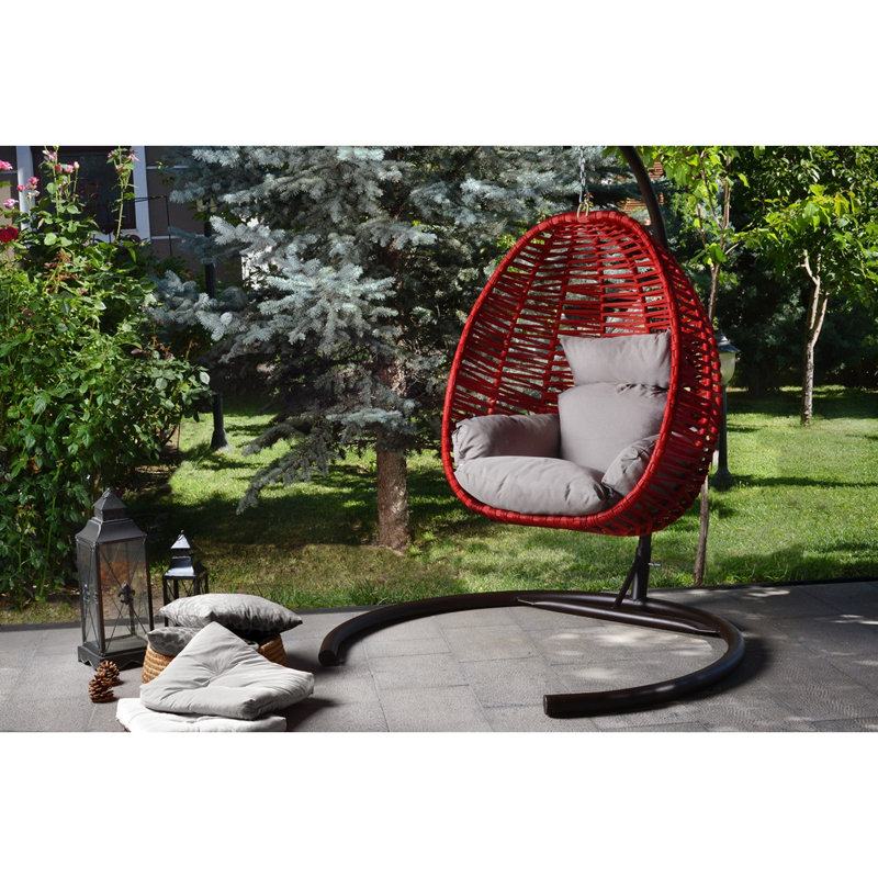 East Urban Home Enger Swing Chair with Stand Wayfair